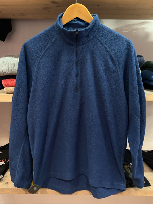 Patagonia Men's Blue Quarter-Zip Fleece Pullover - M