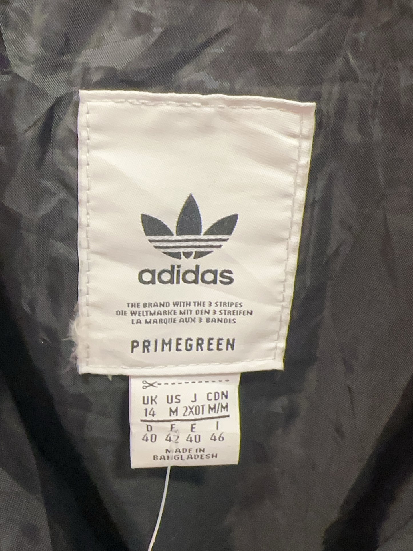 M - Vintage 2000's Adidas Cropped Puffer Jacket