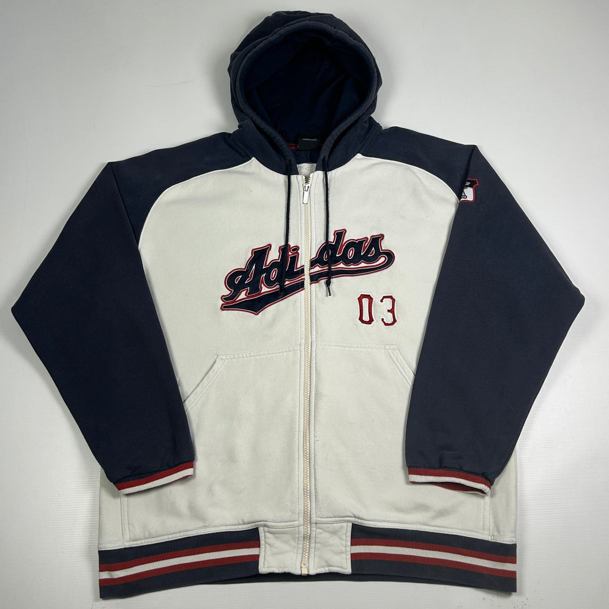 L - Vintage 2000's Adidas 03 Hoodie