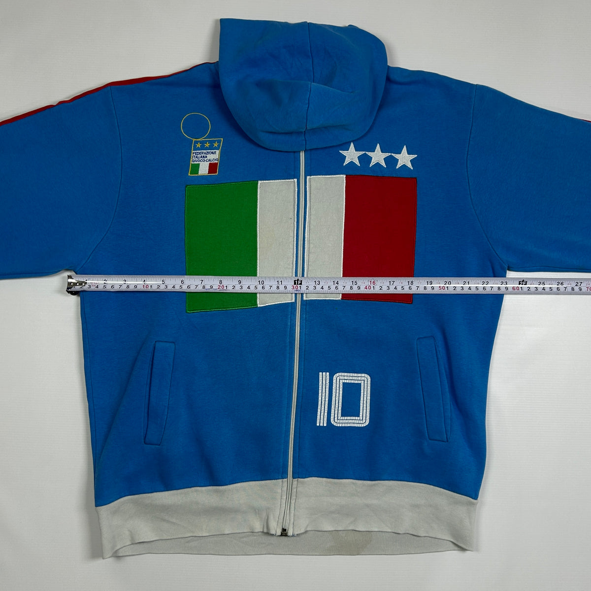 M - Vintage 1990's Italy National Team Zip Hoodie