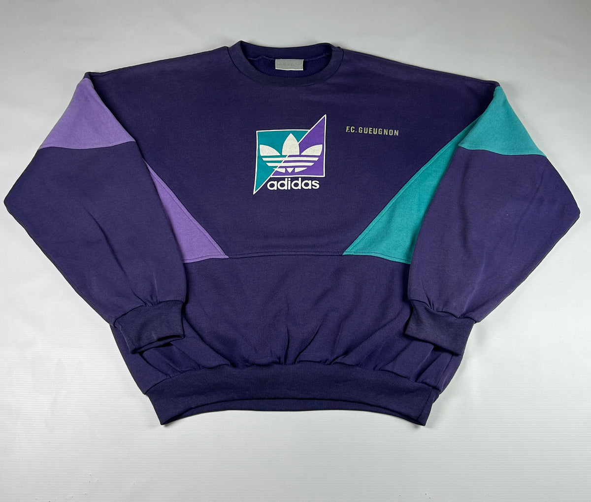 XL - 1990's Adidas FC Gueugnon Vintage Crewneck Sweatshirt