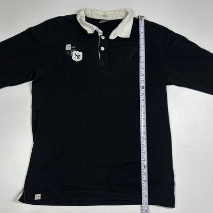 XL - Vintage 2000's Kappa NZ New Zealand Rugby Union Longsleeve Polo