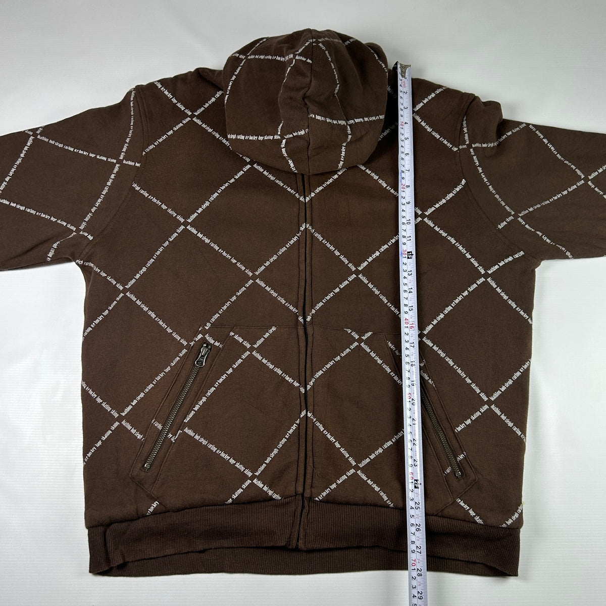 M - 2010's Canadian Olympic Team Brown Fleece Zip-Up Hoodie