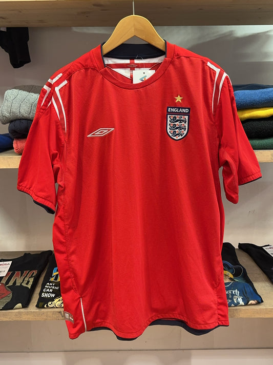 2004-2006 England Umbro Away Football Shirt - L