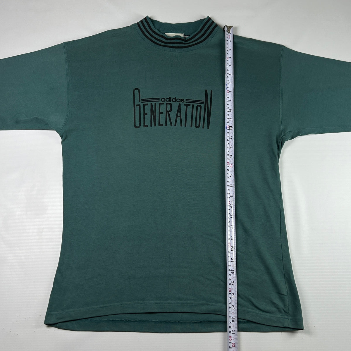 L - 1990's Adidas Generation Mock Neck Long Sleeve T-Shirt