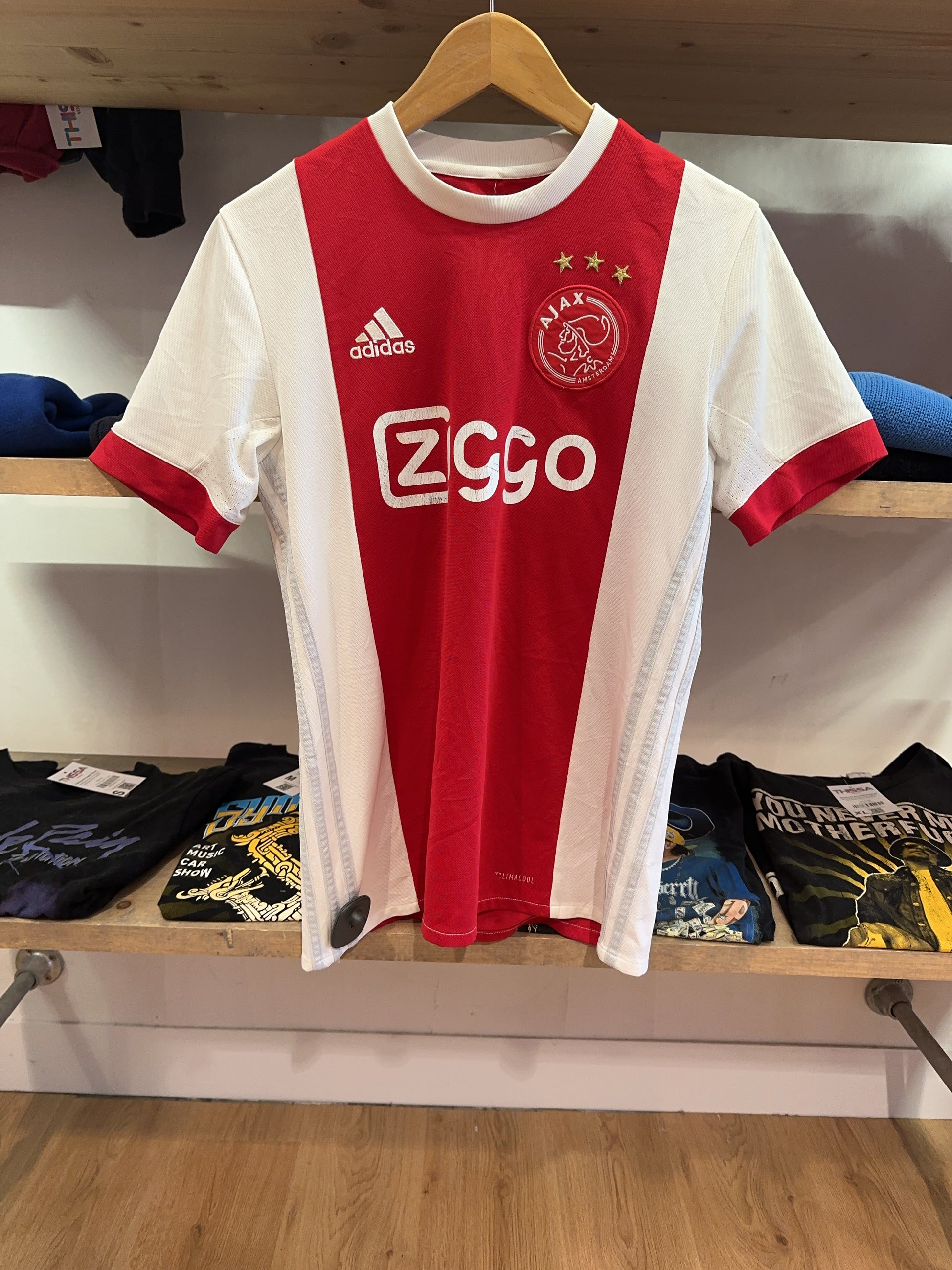 S - 2017-2018 Ajax Amsterdam Adidas Home Football Shirt