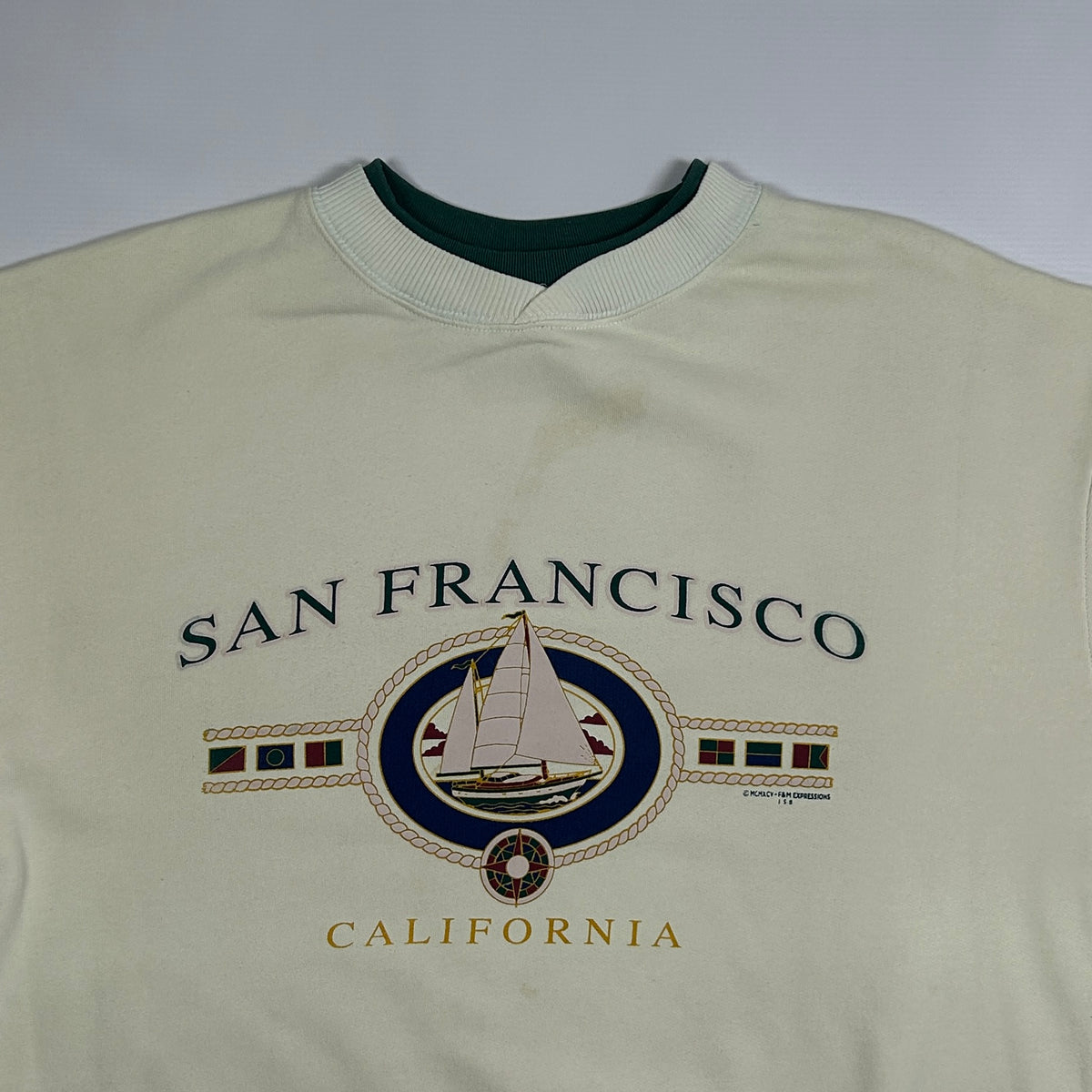 M - 1990's San Francisco California Graphic Crewneck Sweatshirt