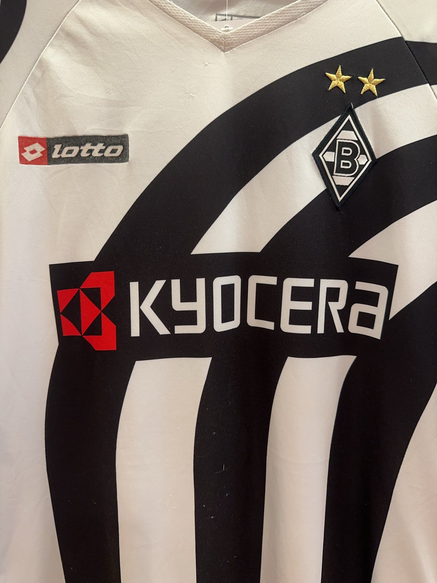 2006-2007 Borussia Mönchengladbach Lotto Home Football Shirt Insua 10 - L