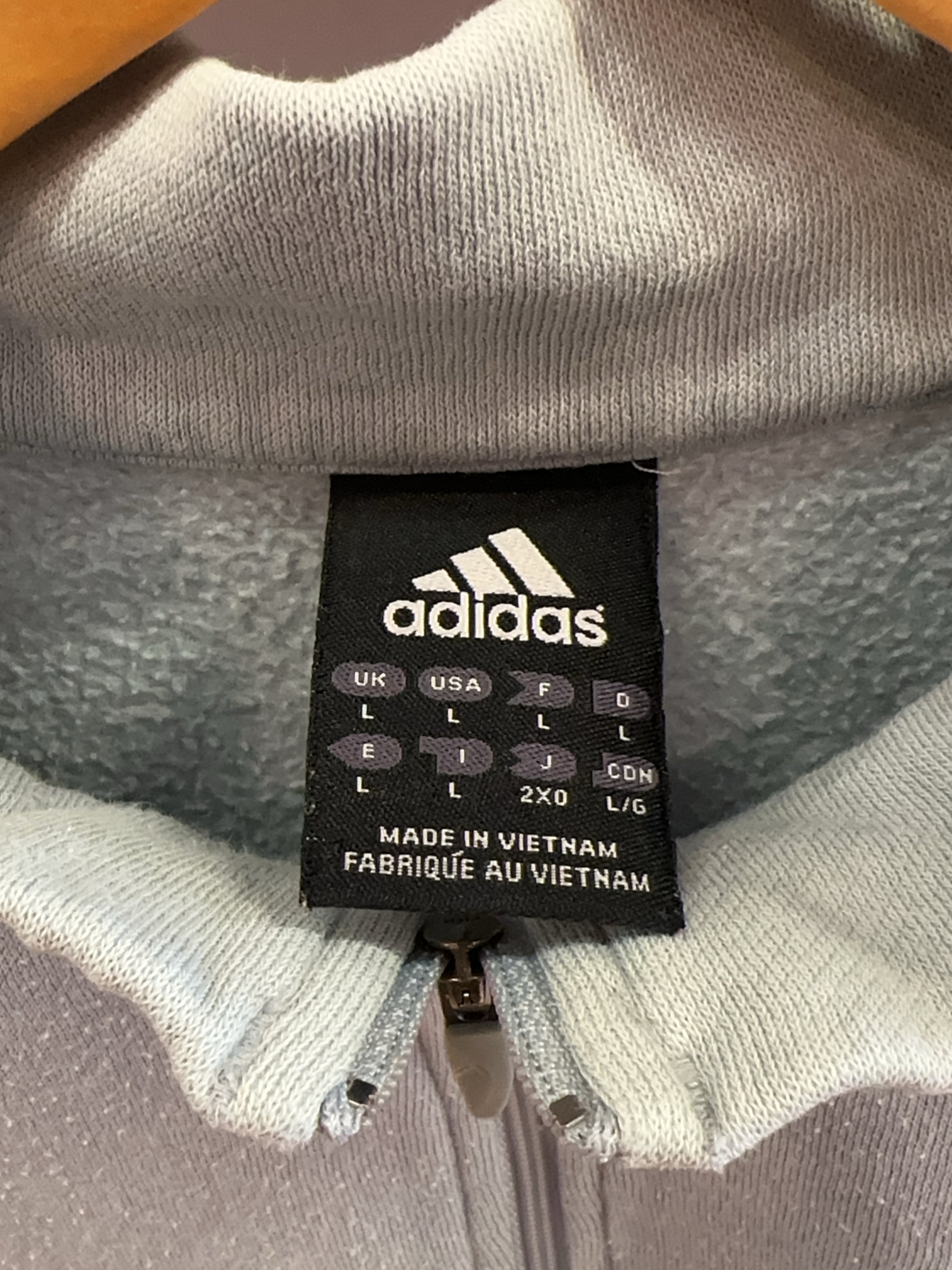 L - Vintage 2000's Adidas Football Quarterzip