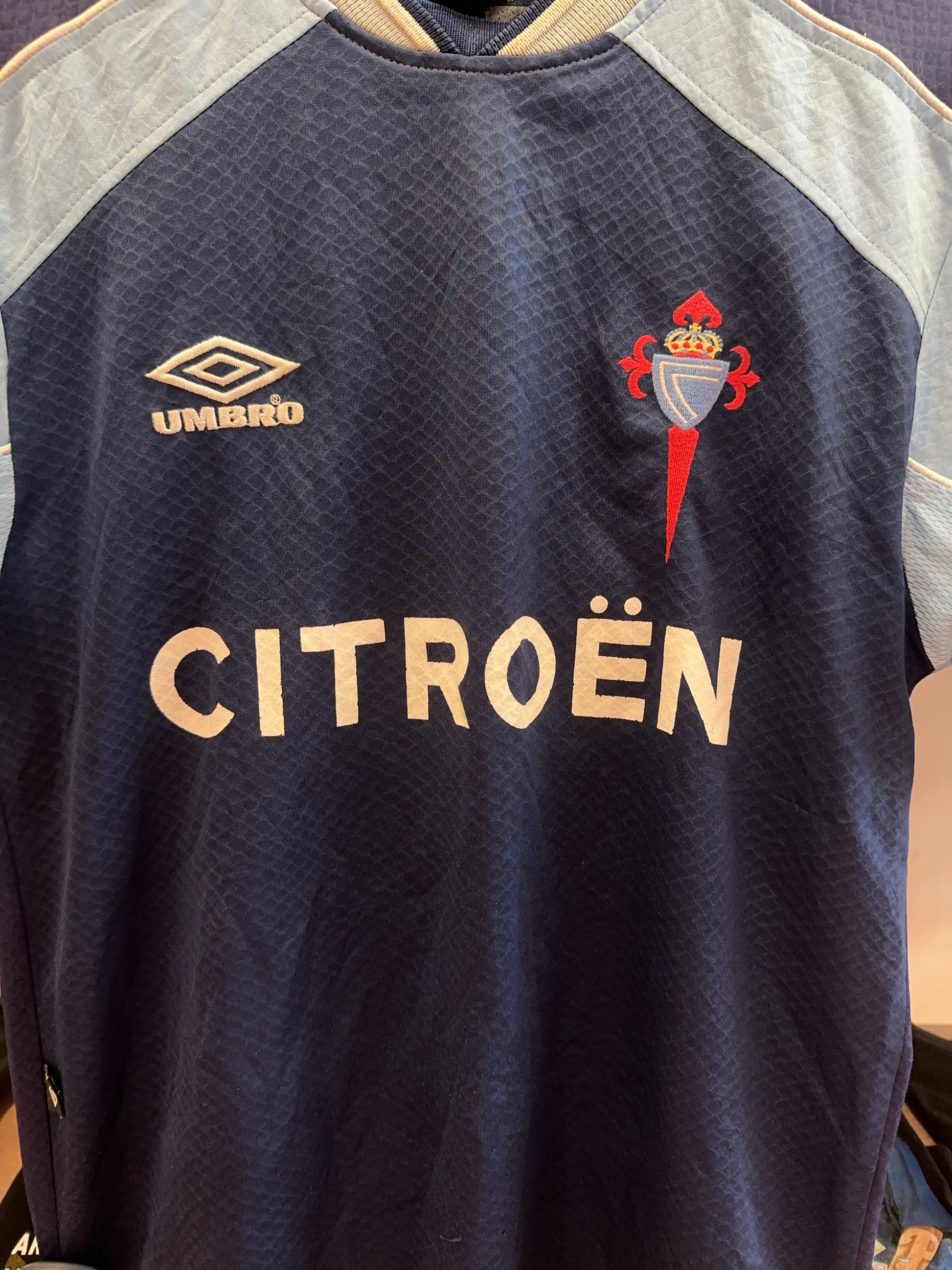 1999-2001 RC Celta de Vigo Umbro Third Football Shirt - S