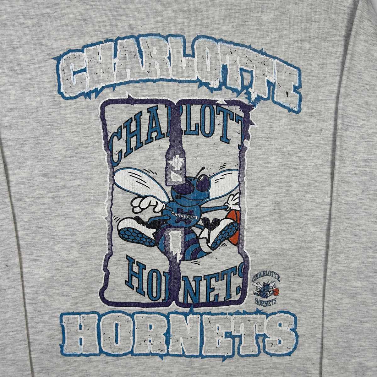 M - 1990's American Sports (NBA) Nutmeg Charlotte Hornets Longsleeve