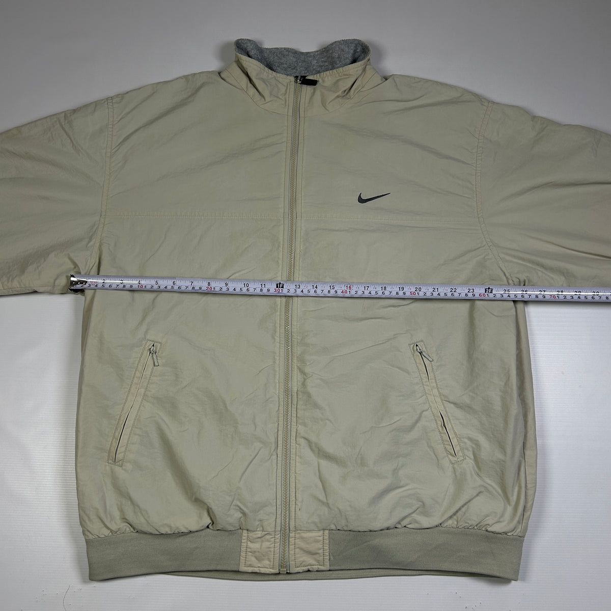 XXL - Vintage 1990's Nike Embroidered Vintage Fleece Lined Jacket