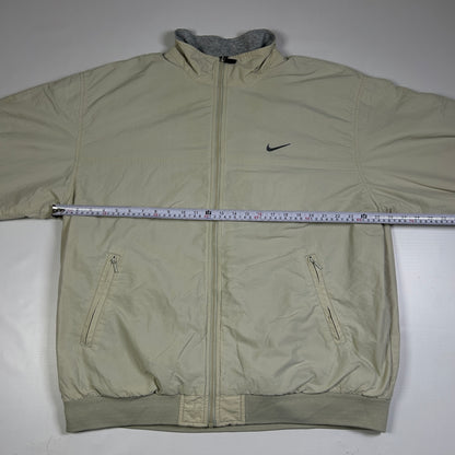 XXL - Vintage 1990's Nike Embroidered Vintage Fleece Lined Jacket