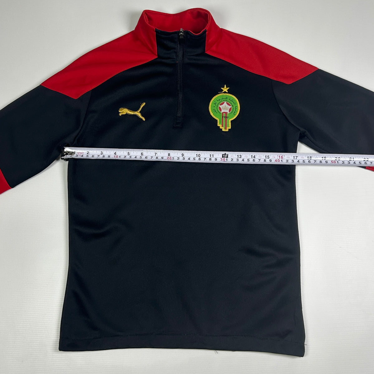 XXS - Morocco Football Puma Quarter-Zip Training Top