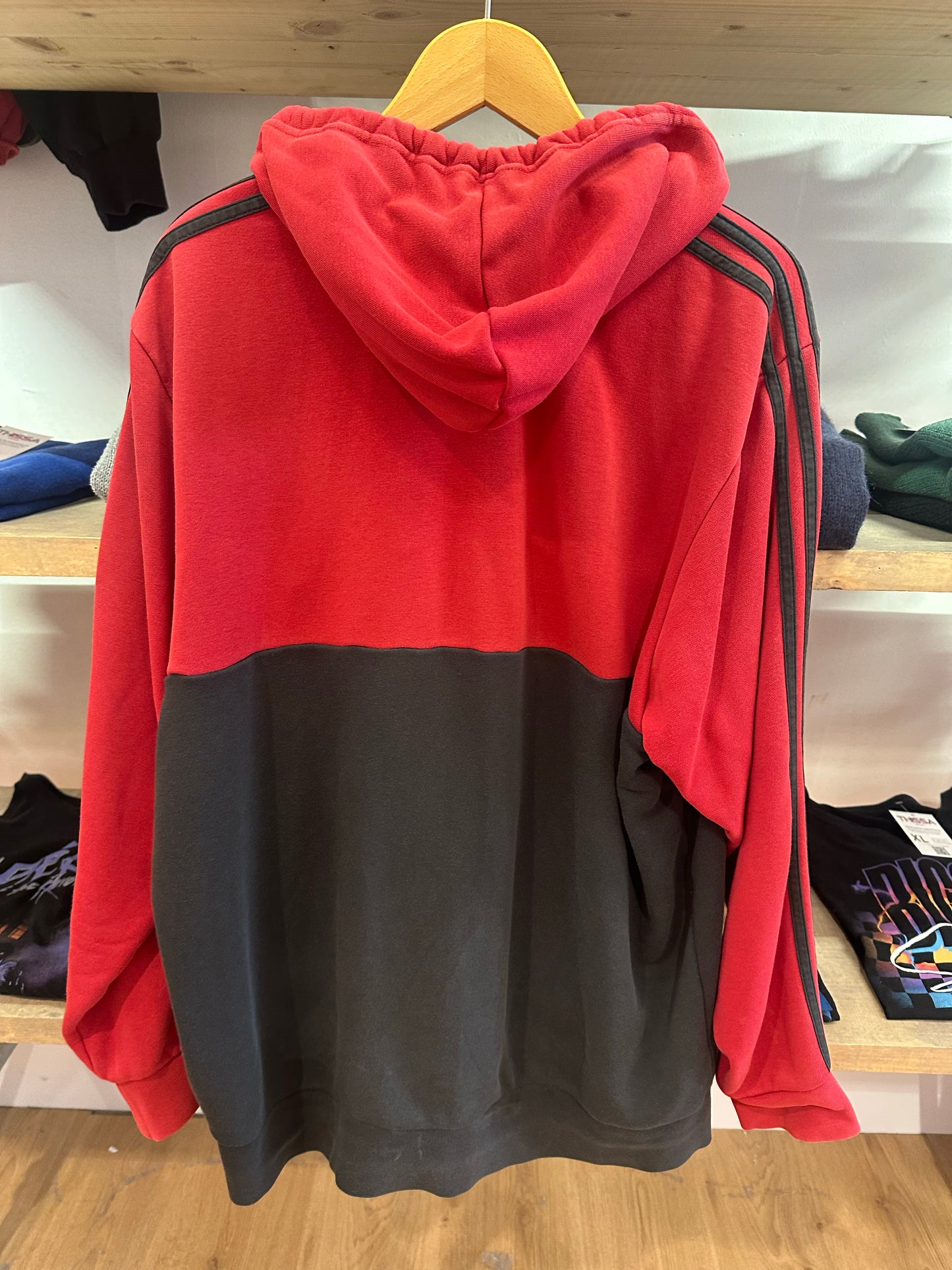 XXL - 2017-18 AC Milan adidas Hooded Track Jacket