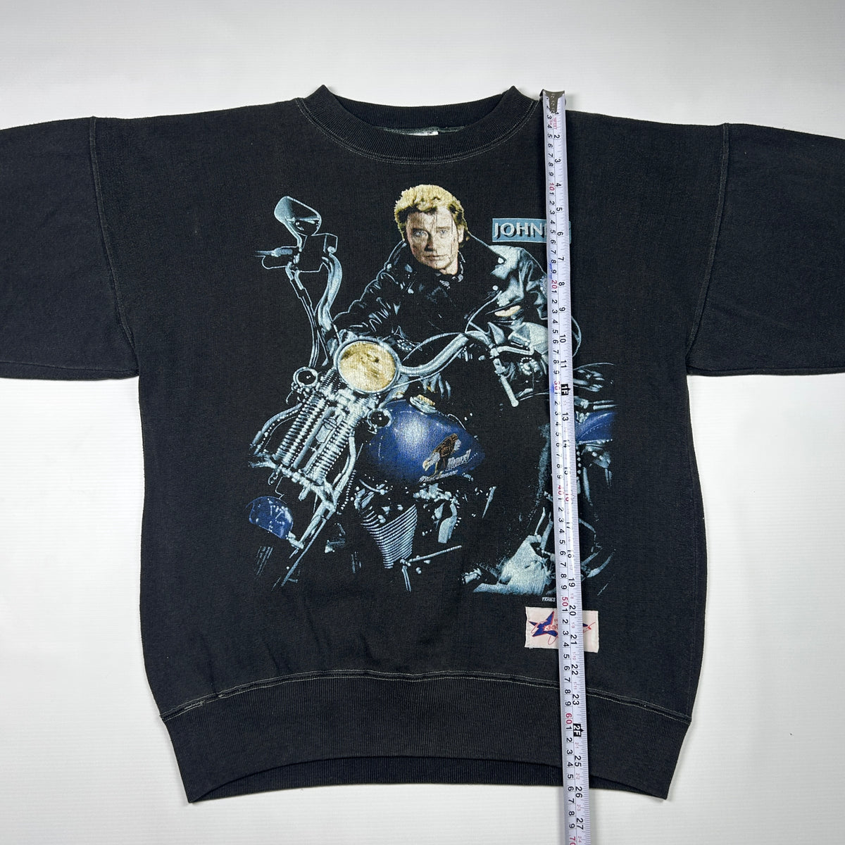 M - Vintage Johnny Hallyday Graphic Sweatshirt