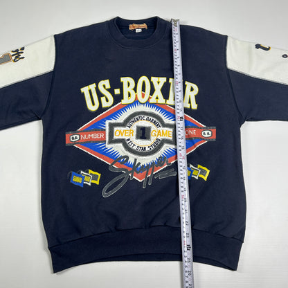 S - Vintage 1990's Over Game US Boxer Graphic Sweatshirt
